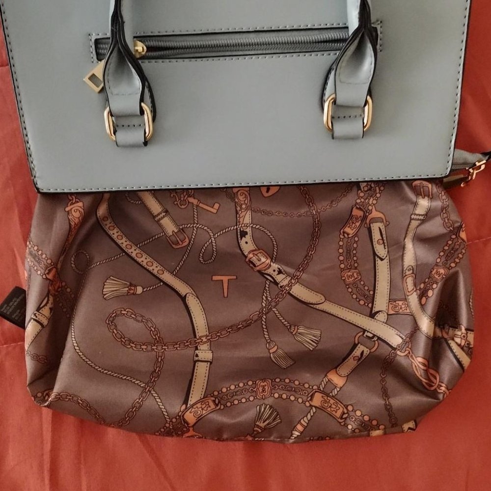 NWOT Blue No Brand Fashion Purse - Picture 6 of 9